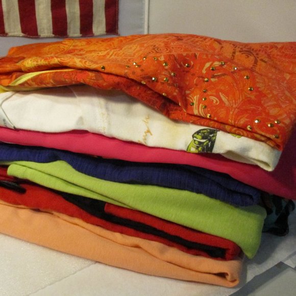 Bundle Lot of 8 Ladies Womens Tops Shirts Blouses Large - Picture 11 of 11